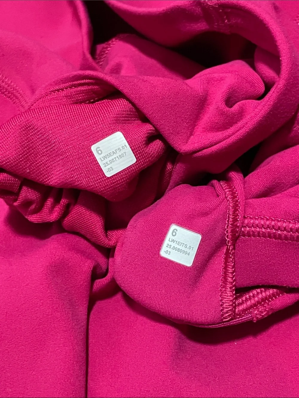 EUC Lululemon Matching Align Ripened Raspberry Set. Size 6 - Picture 2 of 11